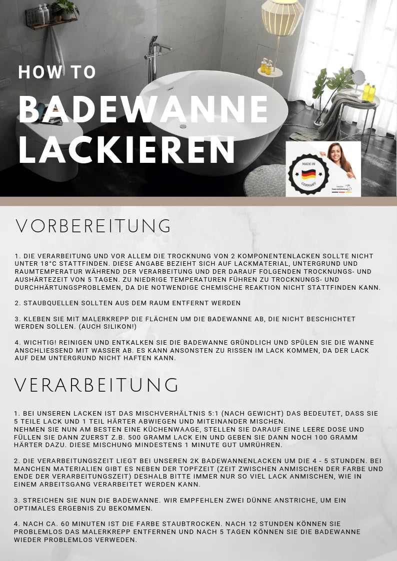 Goldmeister Farben Badewannenlack - Badewannenbeschichtung (pl)
