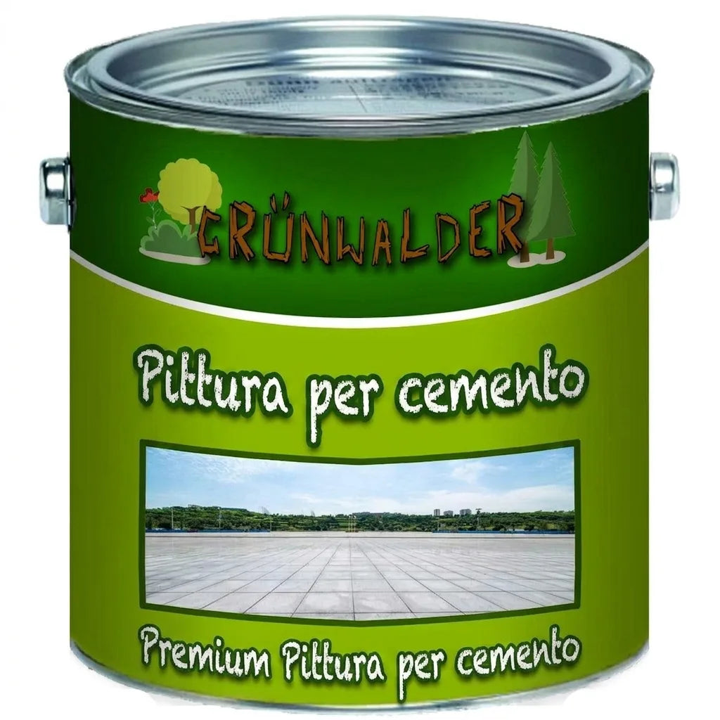 Lattina di vernice premium per cemento Grünwalder.