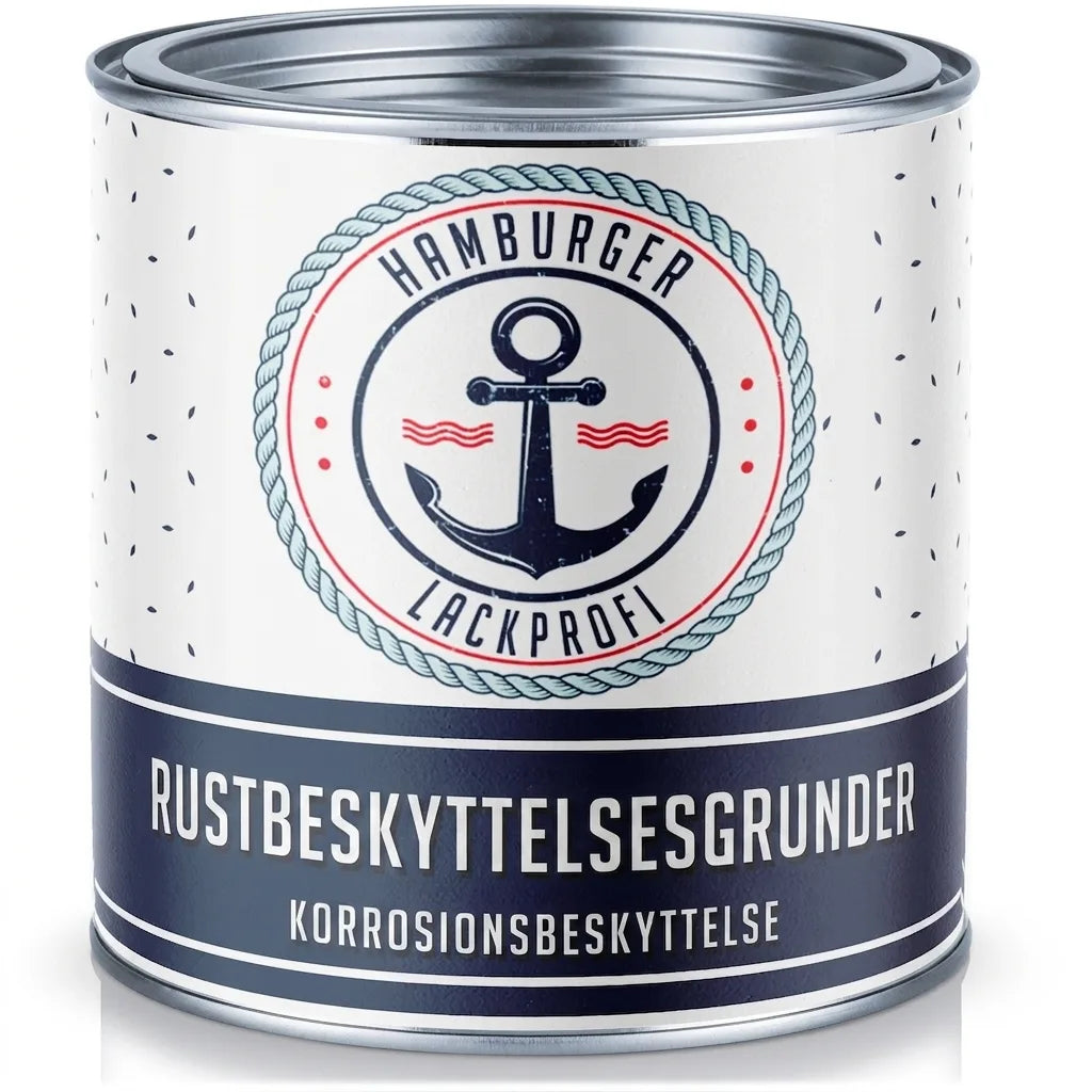Hamburger Lackprofi malingdåse med rustbeskyttende grunder og korrosionsbeskyttelse.