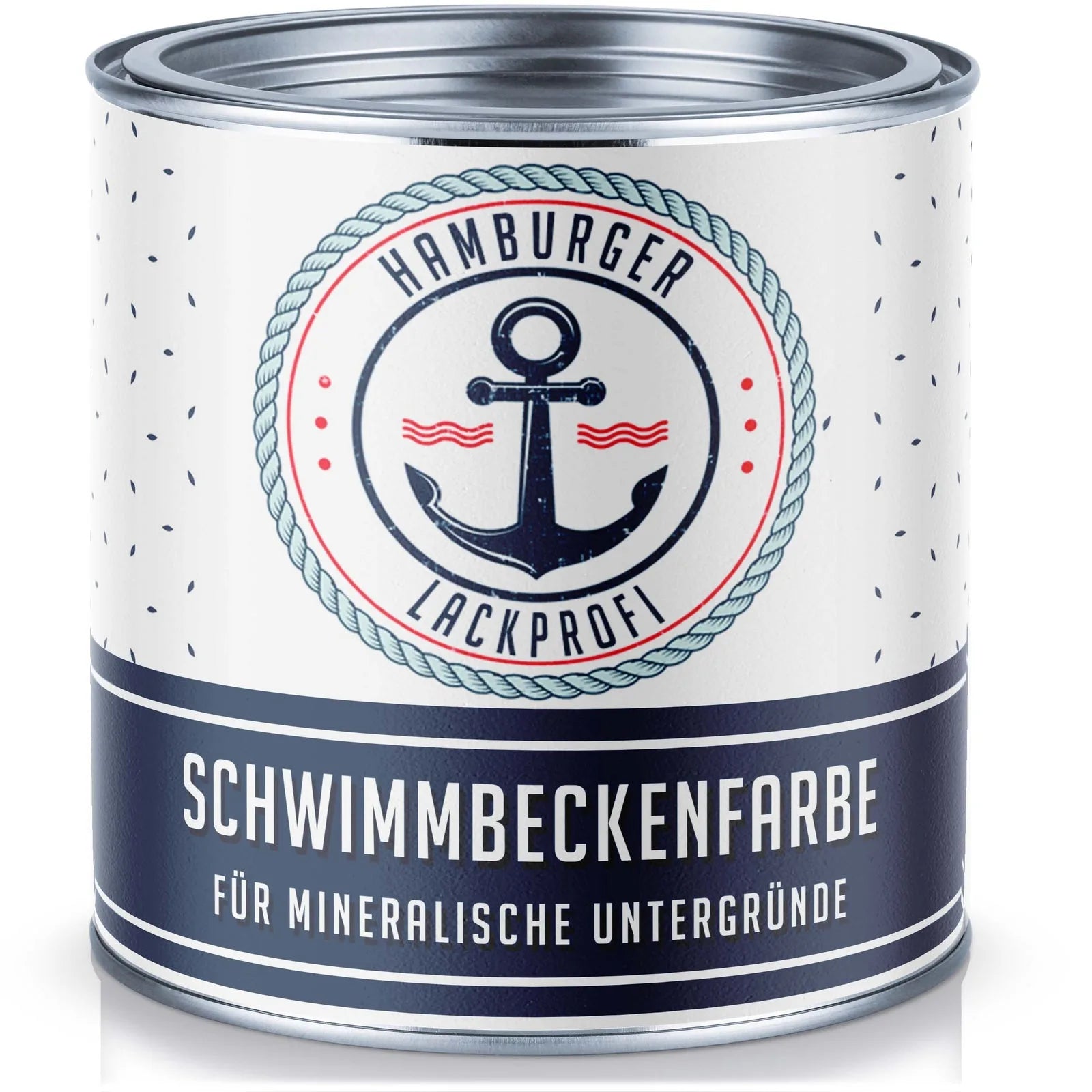 Hamburger Lack-Profi Schwimmbeckenfarbe - hochdeckende Poolfarbe (da)