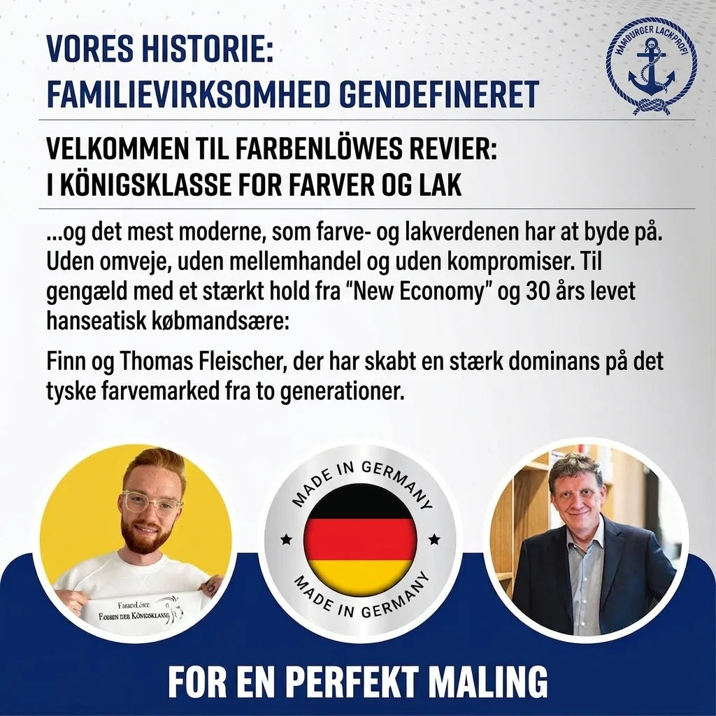Farbenlöwe: Tysk familievirksomhed omdefinerer maling & lak. Med Finn og Thomas Fleischer. Made in Germany.