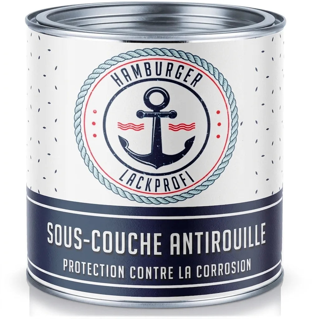 Pot de peinture antirouille Hamburger Lackprofi, primaire de protection anticorrosion.