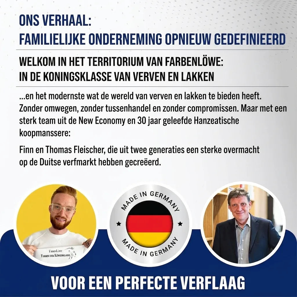Duits familiebedrijf Farbenlöwe herdefinieert verf & lakken. Met Finn & Thomas Fleischer en 'Made in Germany' kwaliteit.