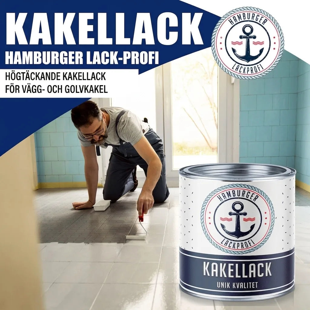 Hamburger Lack-Profi Fliesenlack Lichtgrau RAL 7035 - hochdeckende Fliesenfarbe Grau (sv)