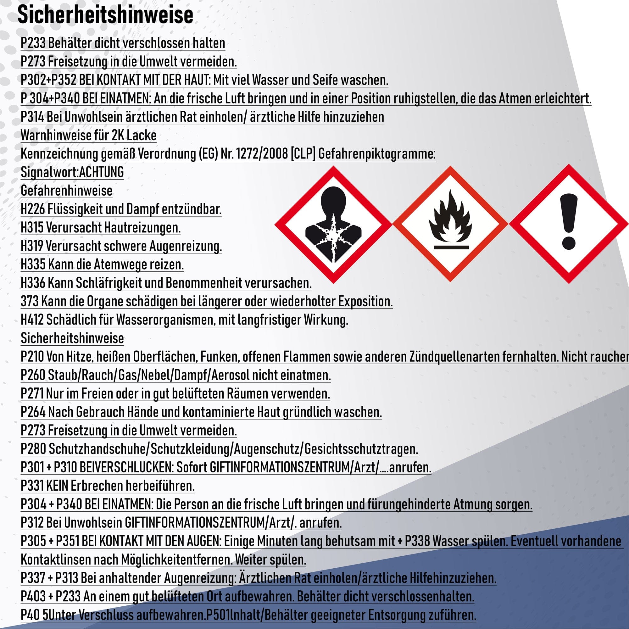 Hamburger Lack-Profi Lacke & Beschichtungen 2K Autolack im Komplett-Set für Auto / Wohnwagen streichen inkl. Farbroller & Verdünnung - Hamburger Lack-Profi