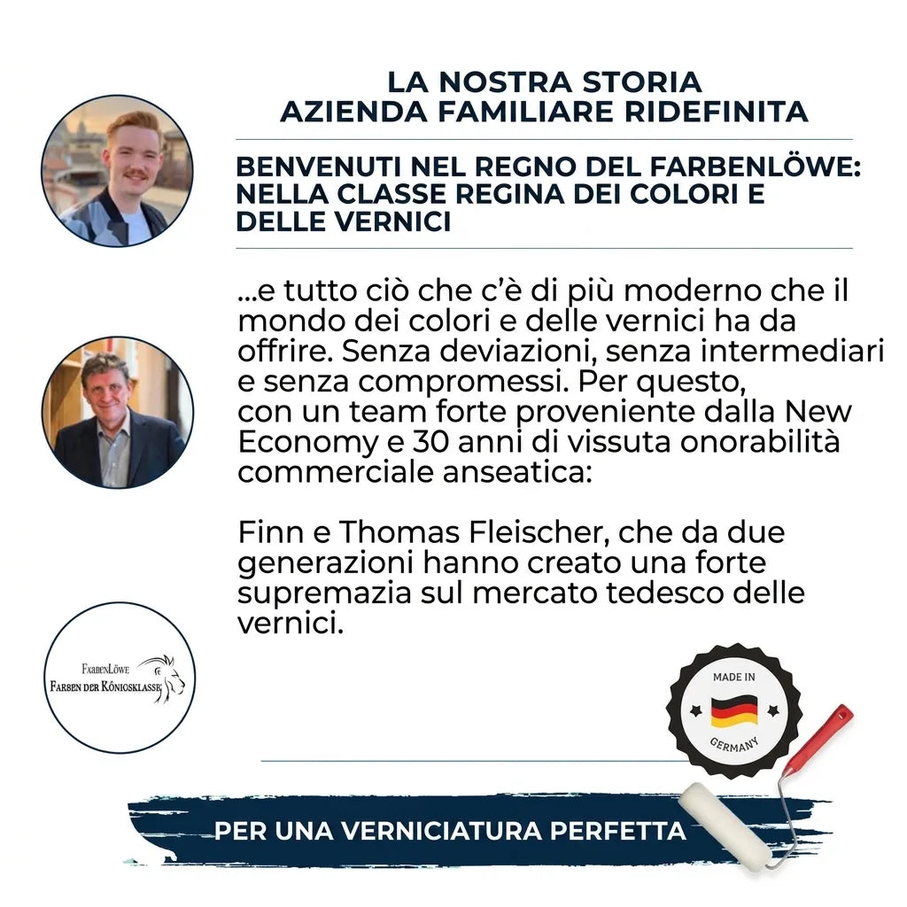 FarbenLöwe: azienda familiare tedesca di vernici e lacche, due generazioni ridefiniscono il mercato.