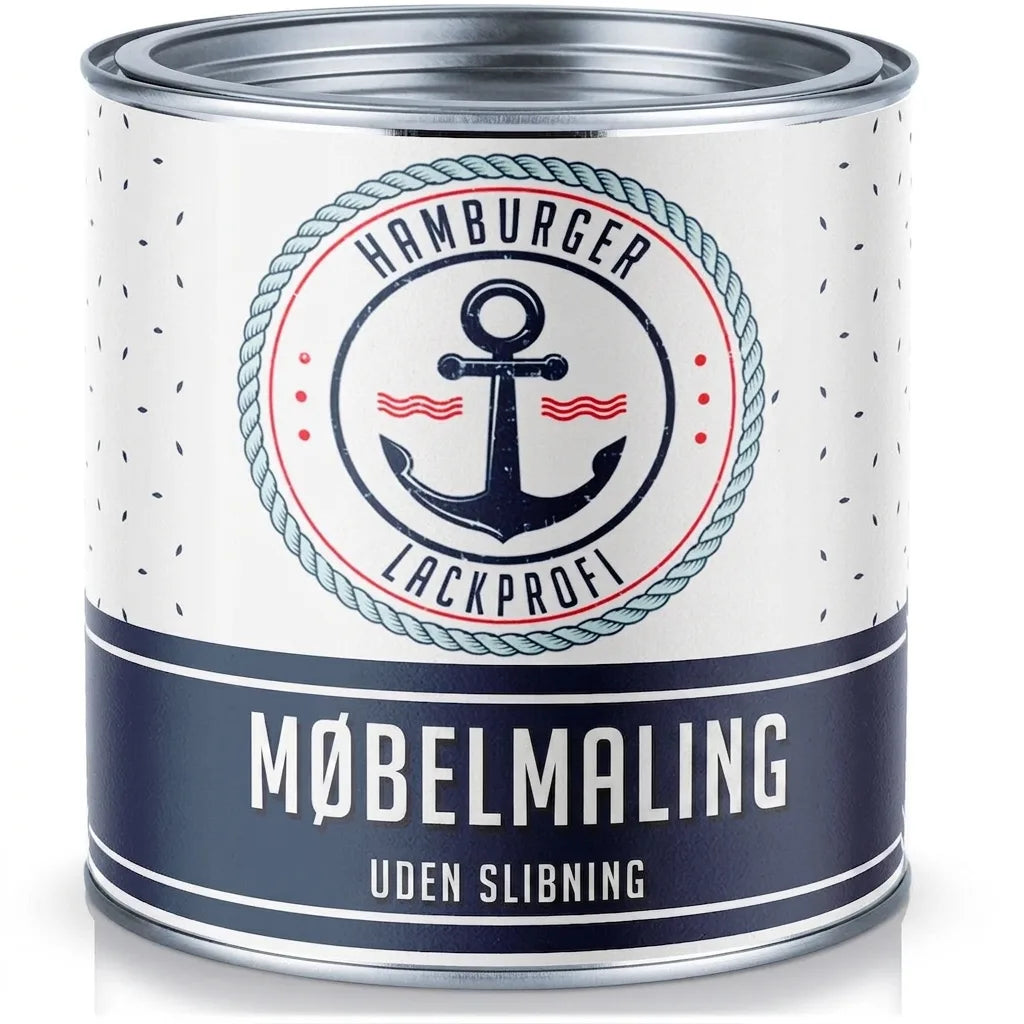 Hamburger Lackprofi møbelfarve uden slibning i dåse.