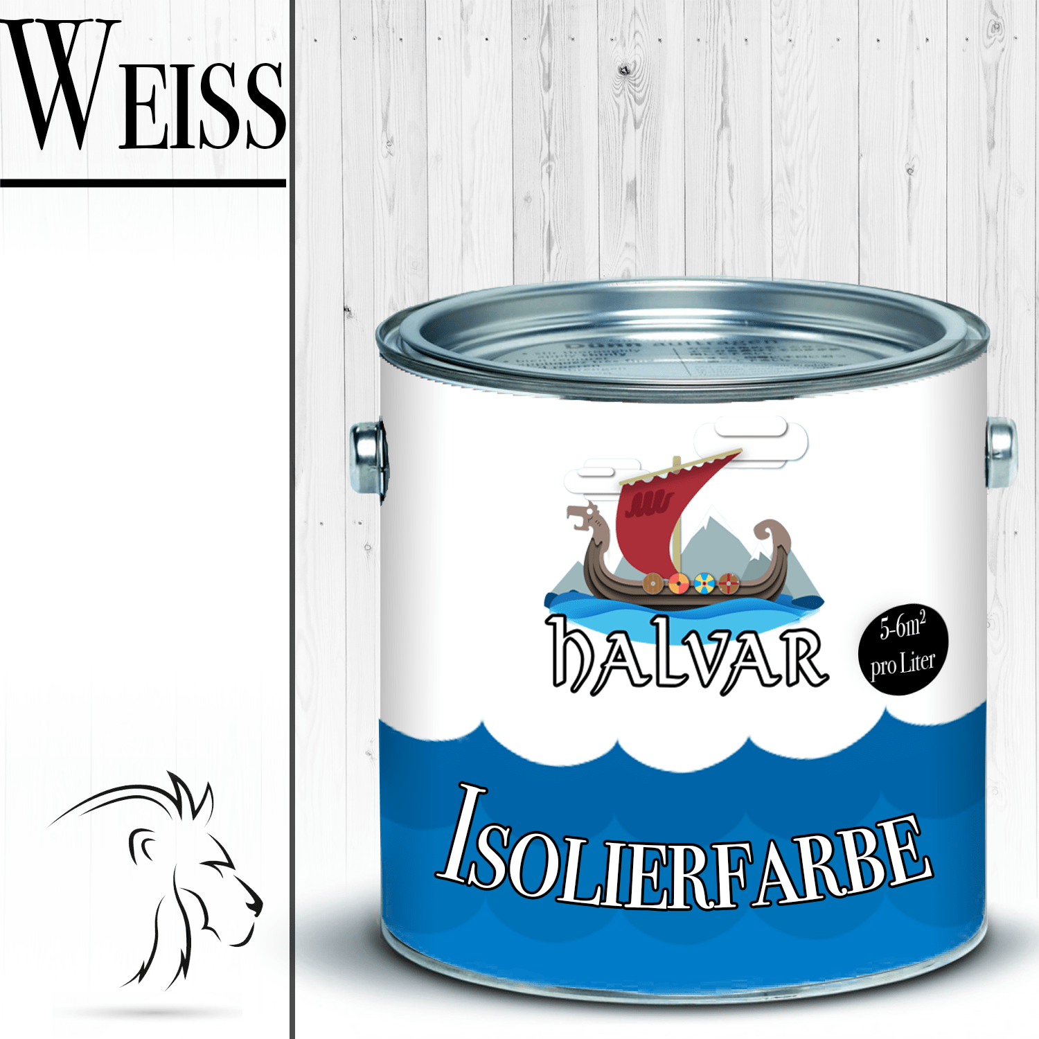 Halvar Isolierfarbe - skandinavische Antischimmelfarbe - FARBENLÖWE