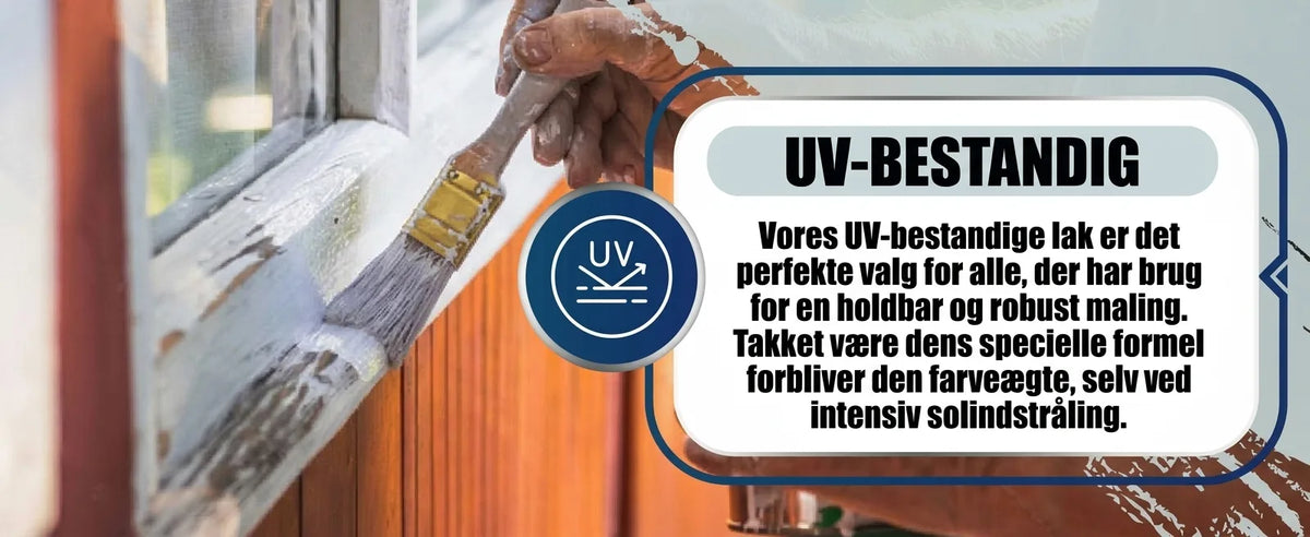 UV-bestandig maling til træværk; en person maler vinduesrammer for holdbar og farveægte finish.