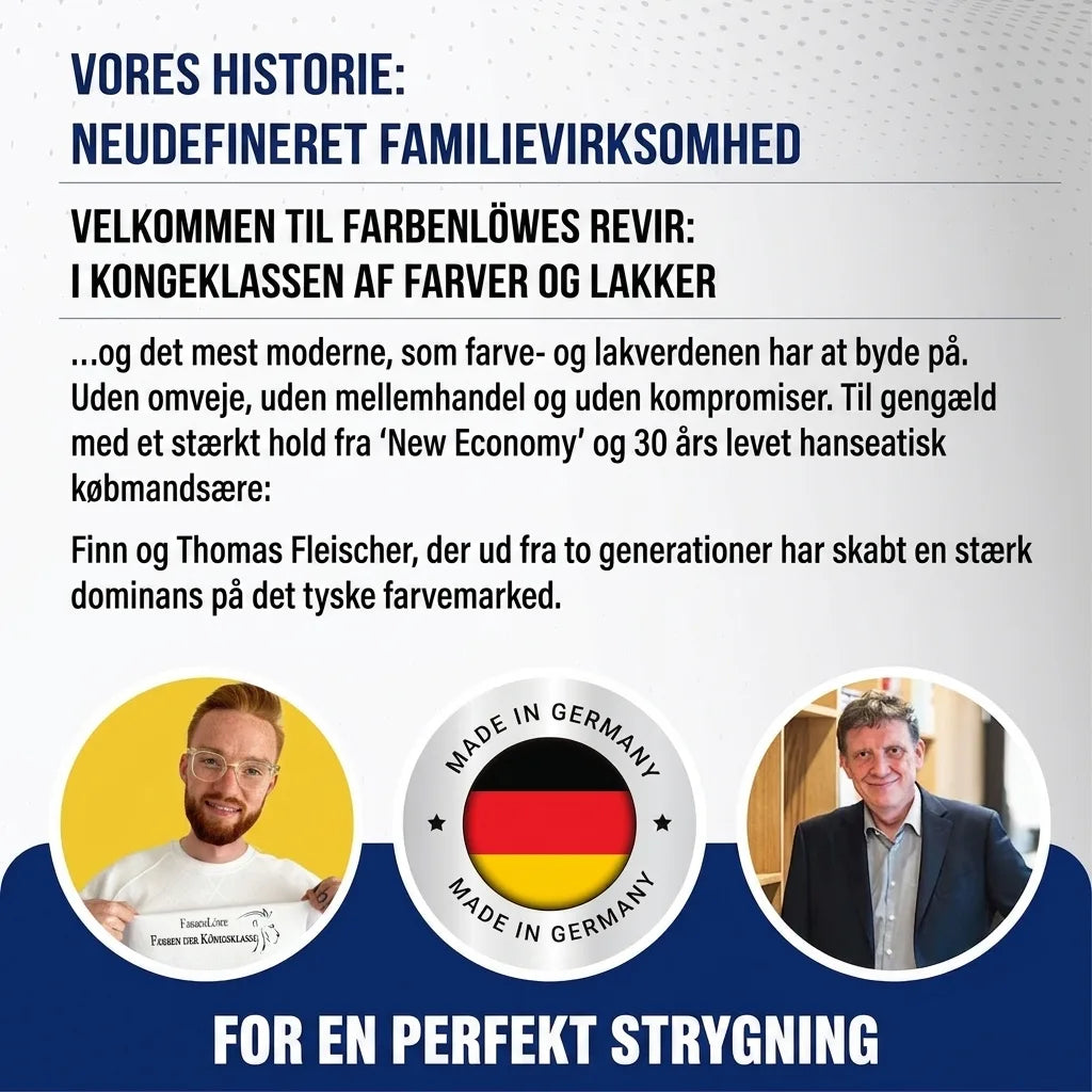 Farbenlöwe: Tysk familievirksomhed redefinerer maling og lak. Grundlæggere Finn & Thomas Fleischer.