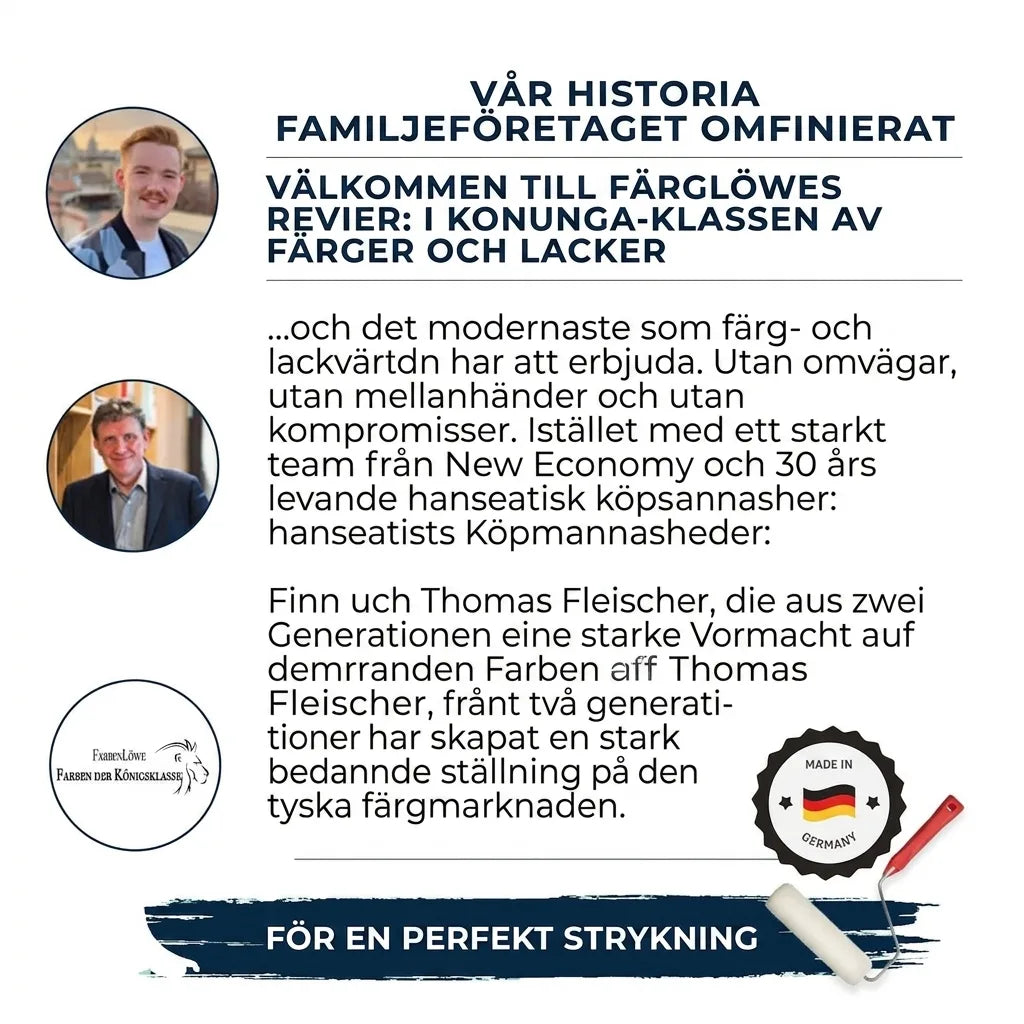 FarbenLöwe: Tyskt familjeföretag som omdefinierar färg- och lackbranschen med kvalitet och expertis.