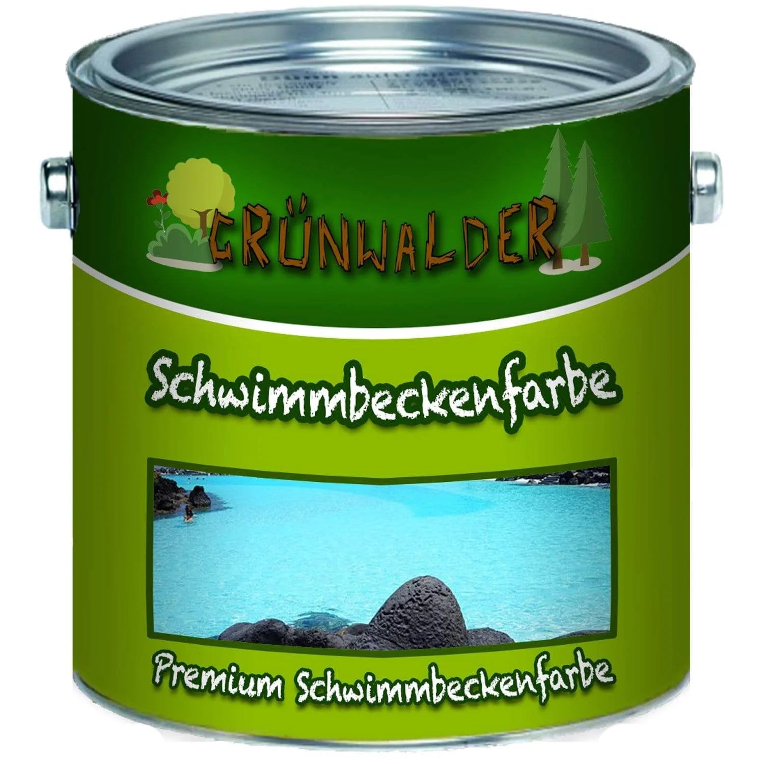 Grünwalder Schwimmbeckenfarbe - Premium Poolfarbe (it)