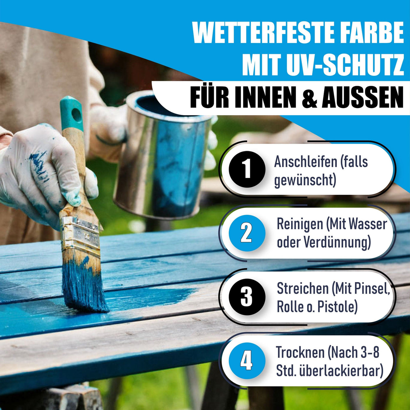 Wunderschone Bohrlocher Verschlieen Ohne Streichen Bild