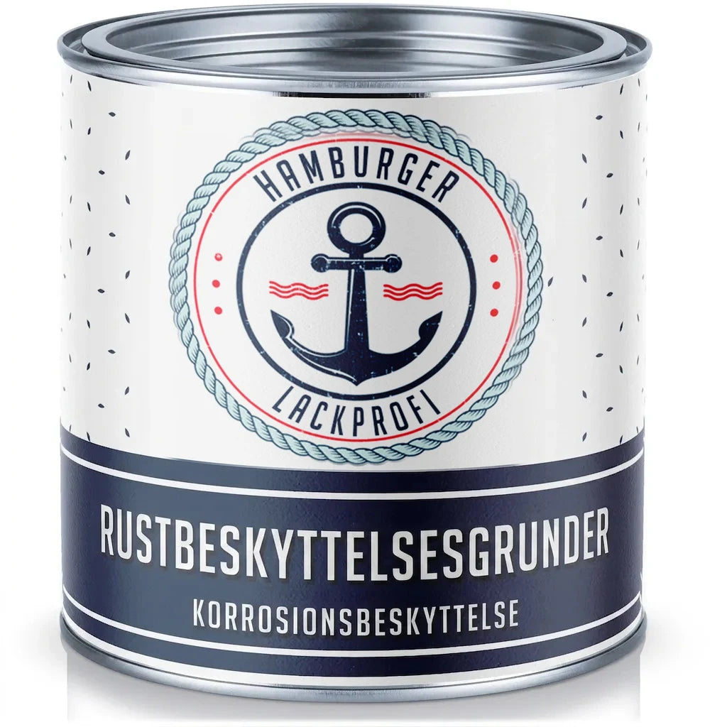 Hamburger Lackprofi malingdåse med rustbeskyttende grunder og korrosionsbeskyttelse.