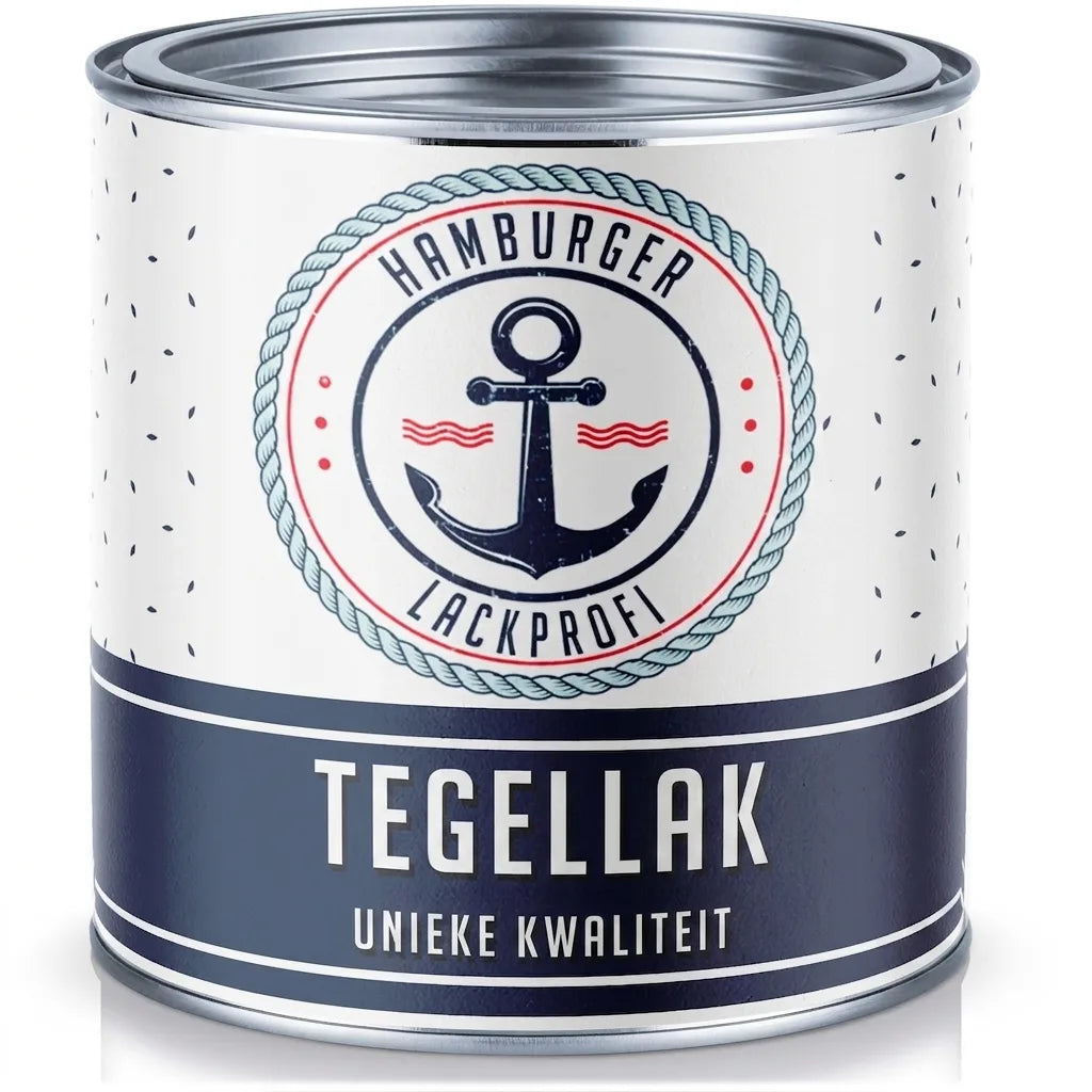 Blik Hamburger Lackprofi Fliesenlack met ankerlogo, unieke kwaliteit en maritiem design.
