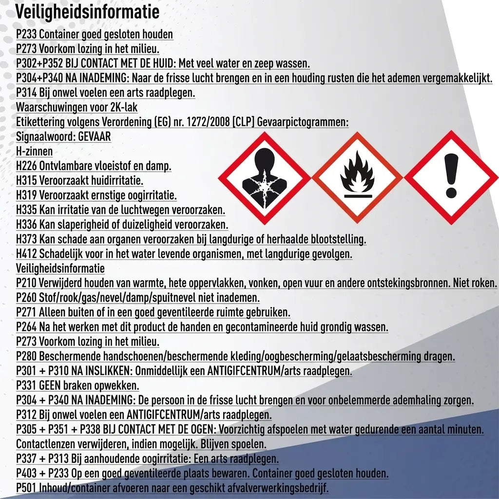 Duitse veiligheidsinstructies en gevarenpictogrammen met waarschuwingen voor chemicaliën.